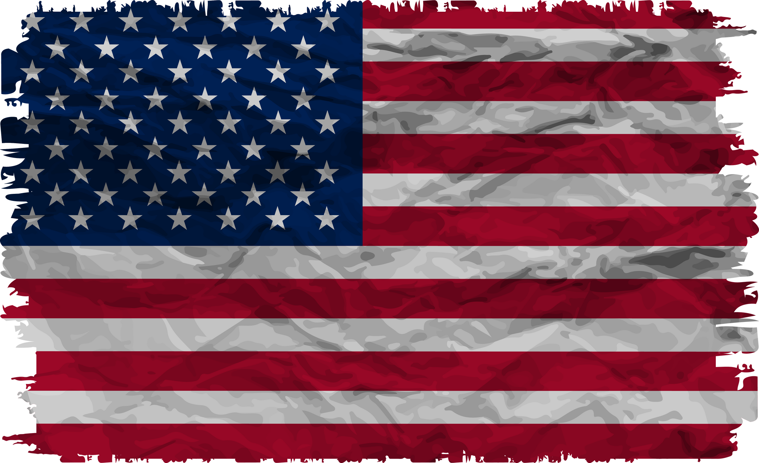 USA grunge flag